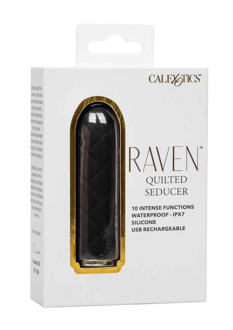 CalExotics Raven Quilted Seducer Bullet Vibrator