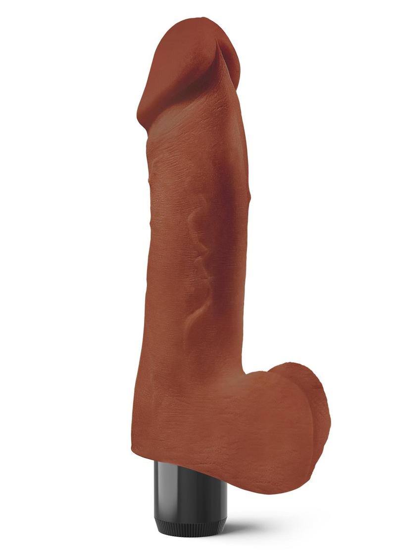 Wall Banger Vibrating Slim Waterproof Dildo With Balls