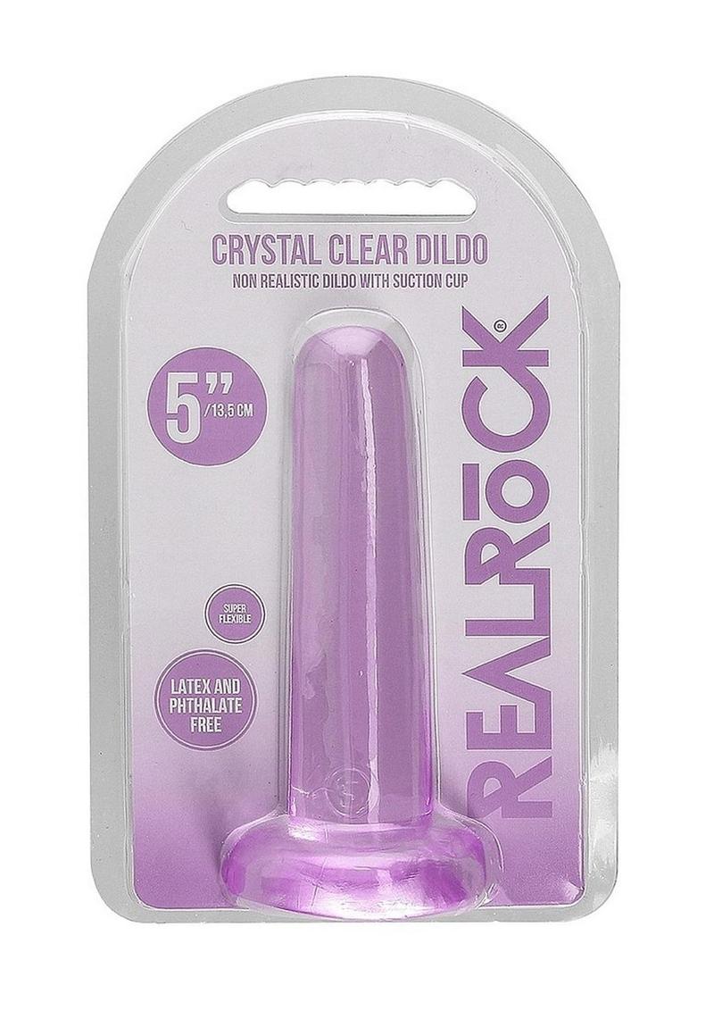RealRock Crystal Clear Non Realistic Dildo