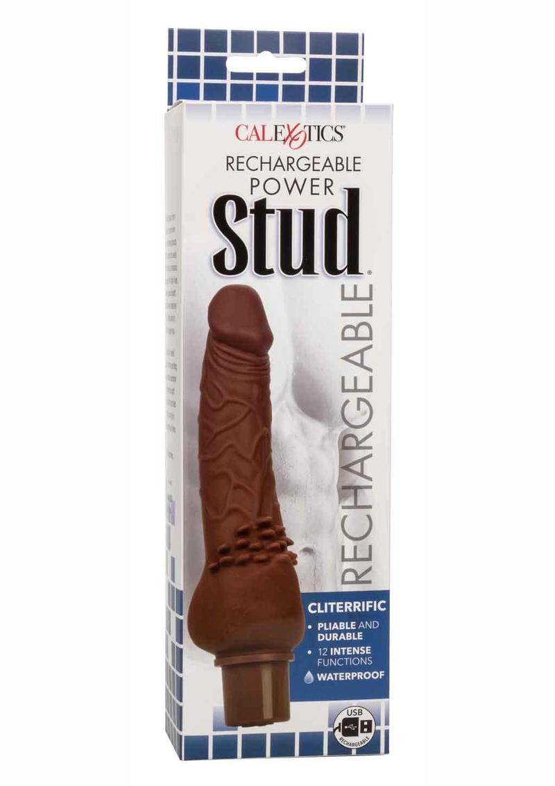 CalExotics Rechargeable Power Stud Cliterrific Vibrating Dildo