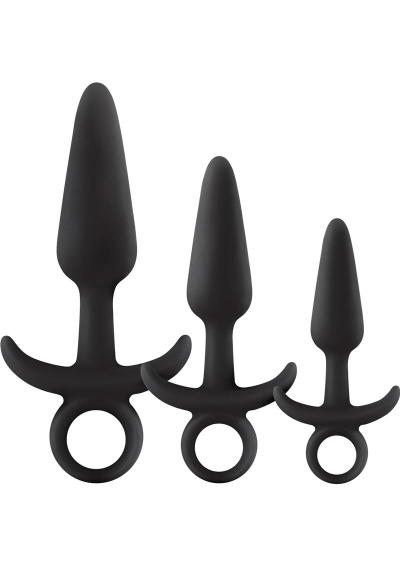 Renegade Men's Tool Kit Silicone Anal Plugs Set of 3