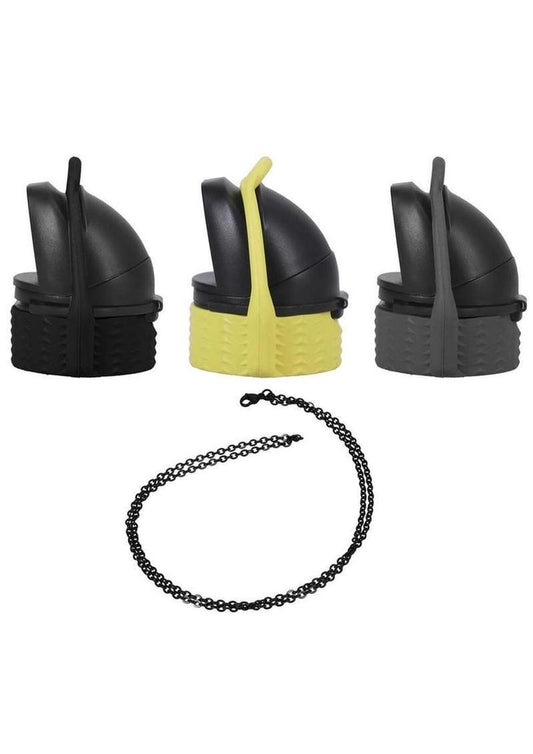 Rock Solid EZ Top Set of 3 Single Hand Use Caps