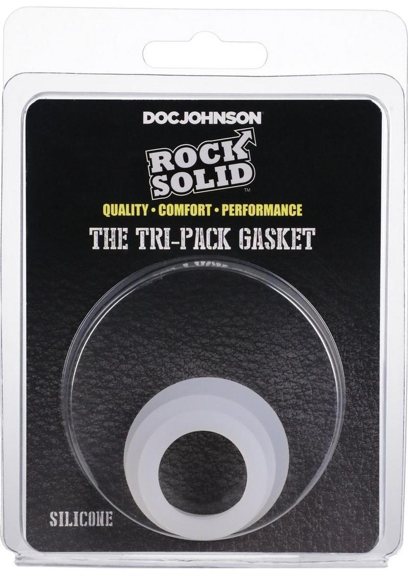 Doc Johnson Rock Solid Tri Pack Silicone Gasket