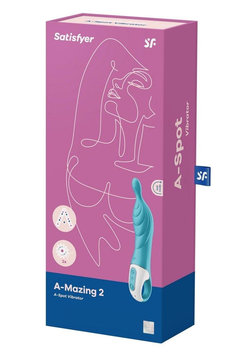 Satisfyer A-Mazing 2 Rechargeable Grey Silicone A-Spot Vibrator