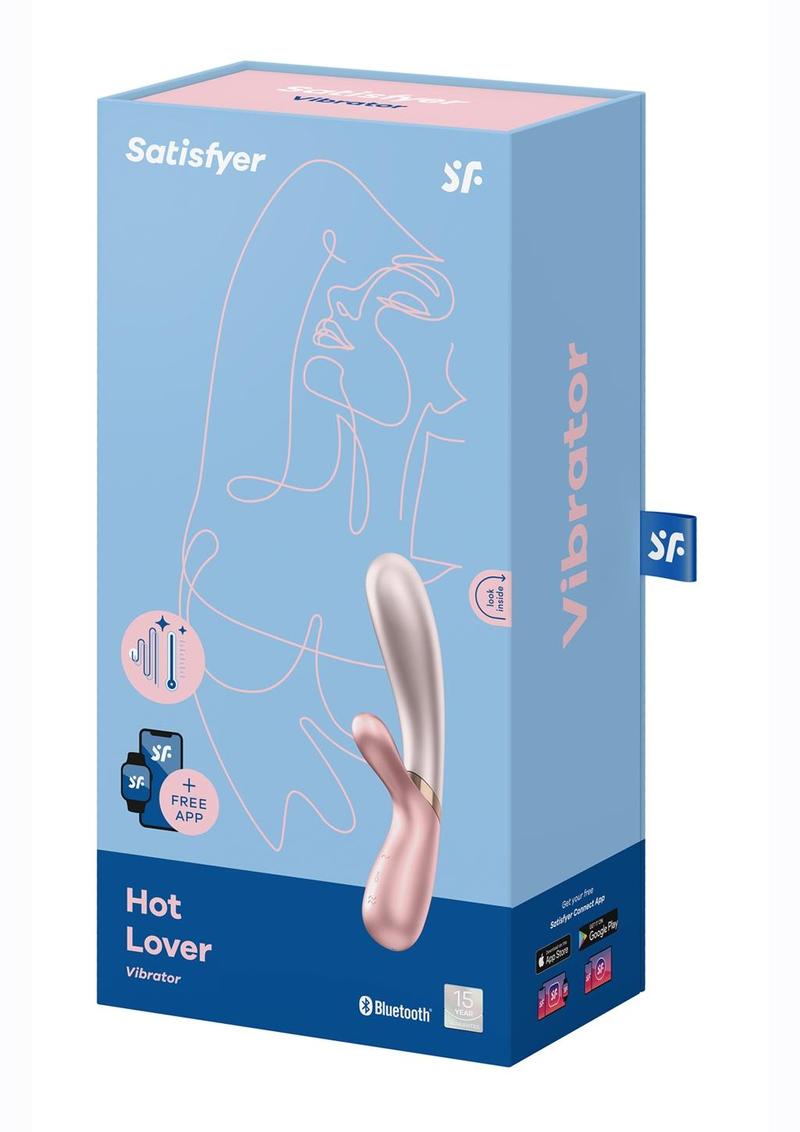 Satisfyer Hot Lover Dual Stim Vibrator Silicone with Warming Feature
