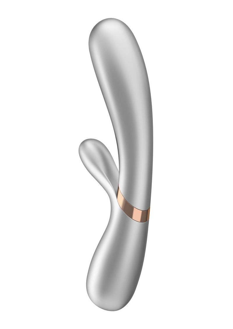 Satisfyer Hot Lover Dual Stim Vibrator Silicone with Warming Feature