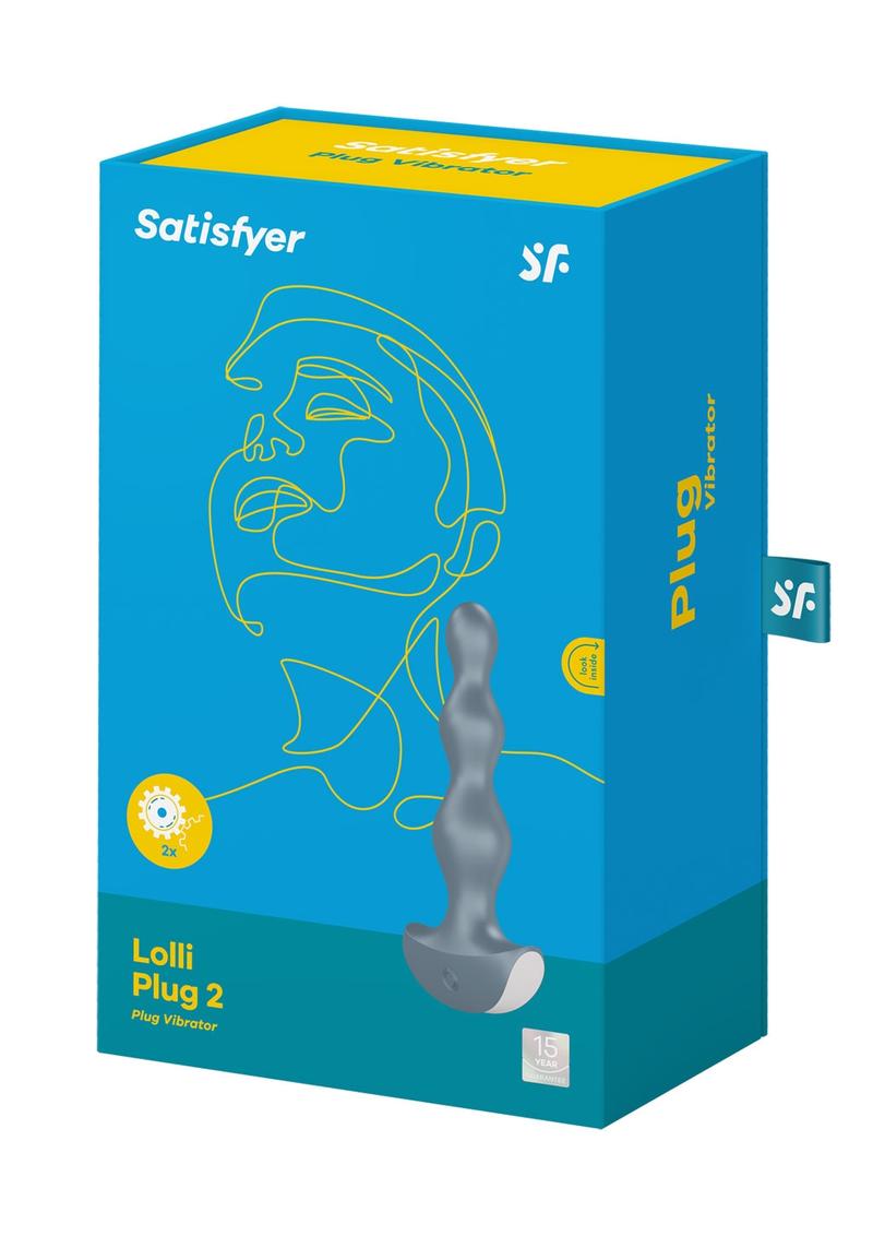 Satisfyer Lolli Beaded Vibrating Anal Plug with Dual Motors