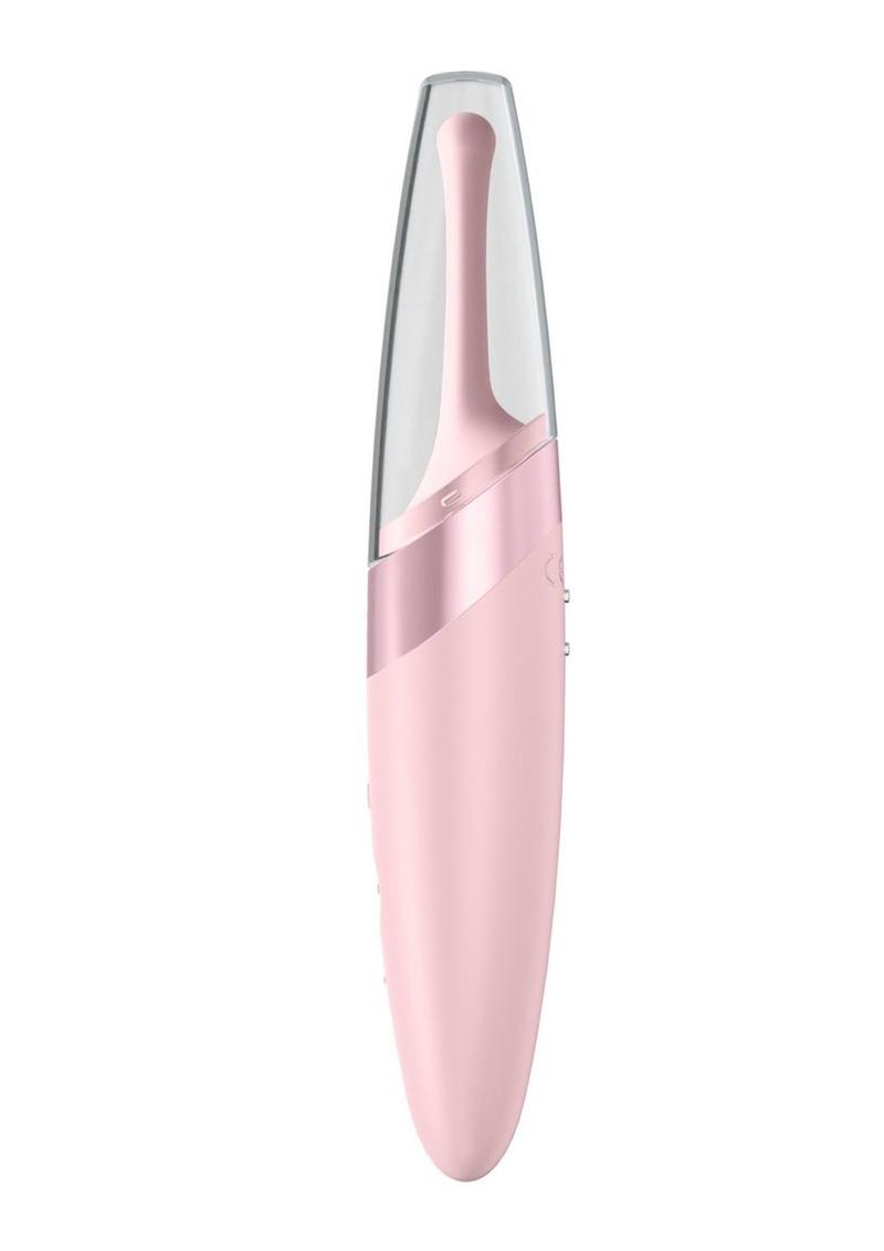 Satisfyer Twirling Delight Tip Vibrator Rechargeable Stimulator in Berry