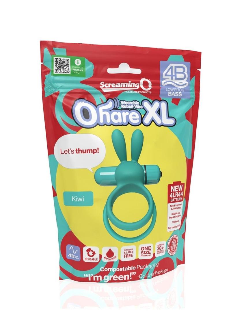 Screaming O 4b Ohare XL Wearable Rabbit Vibe Silicone Vibrating Cock Ring