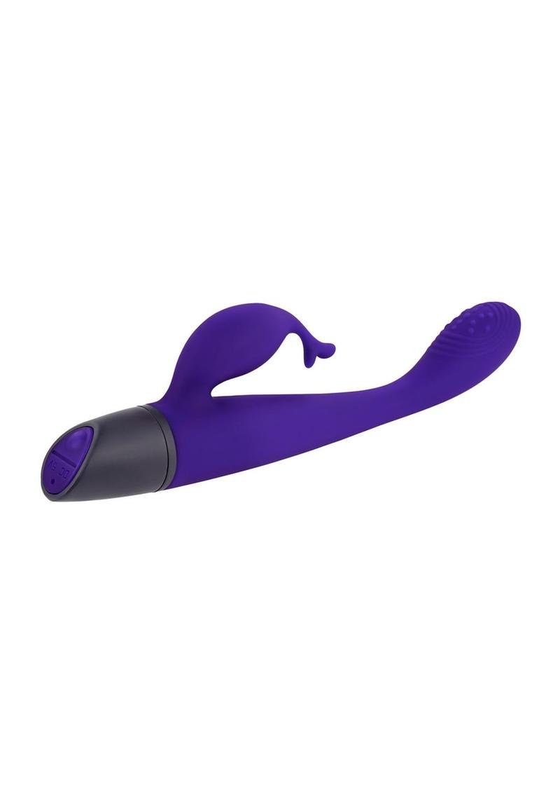 Selopa Plum Passion Rechargeable Dual Stimulating Silicone Vibrator
