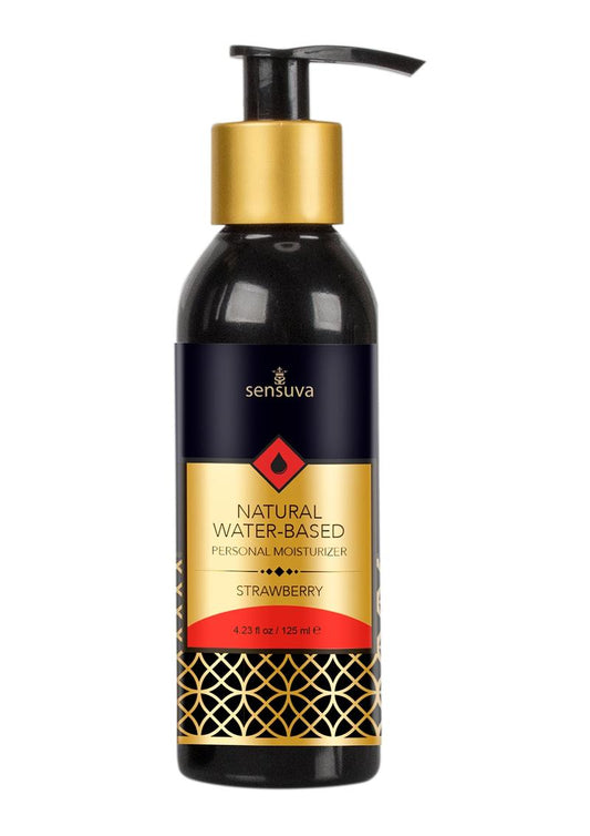 Sensuva Natural Water Based Personal Moisturizer Strawberry