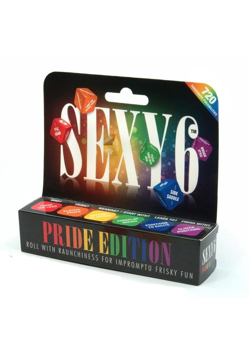 SEXY6 Pride Edition Dice Game Fun for Couples