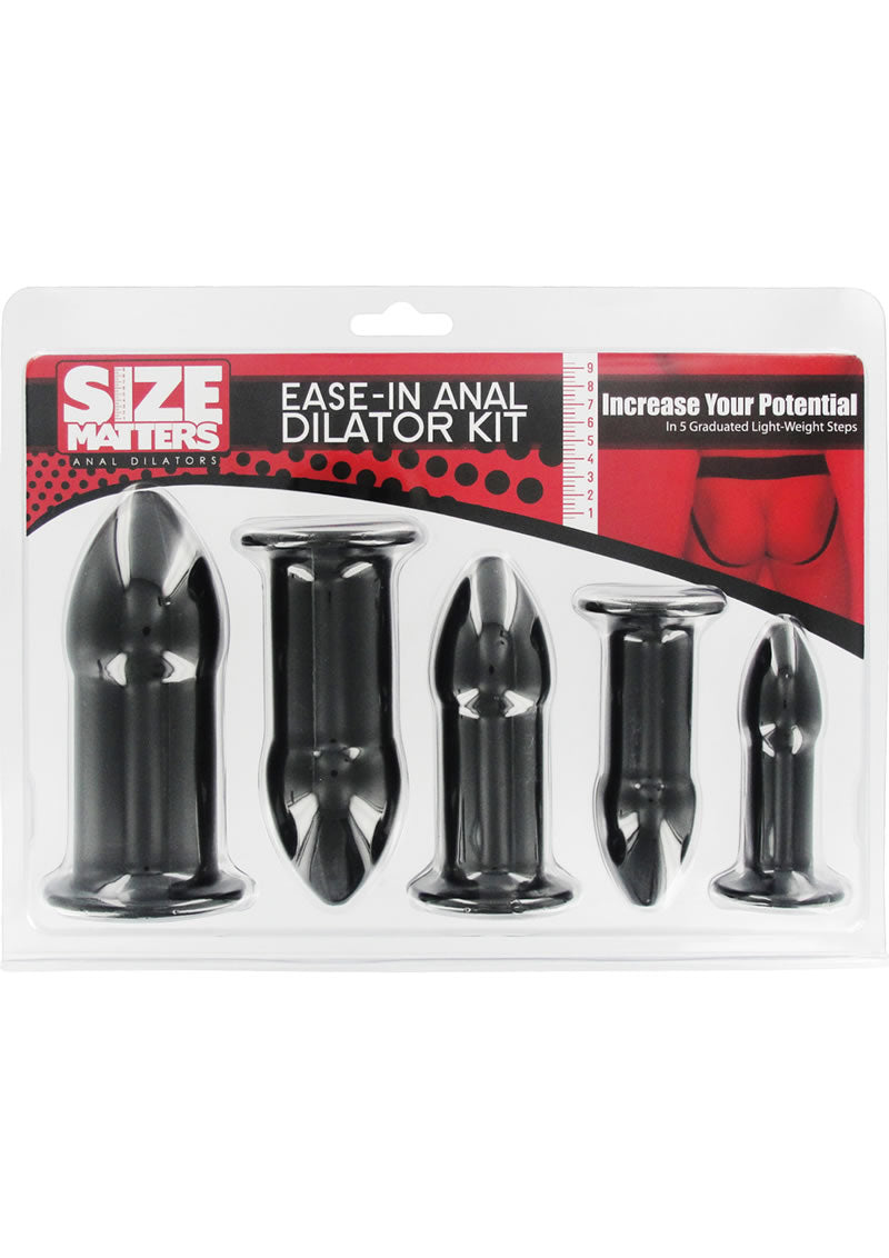 Size Matters Ease-In Anal Dilator Kit Gradual Stretch for Comfort