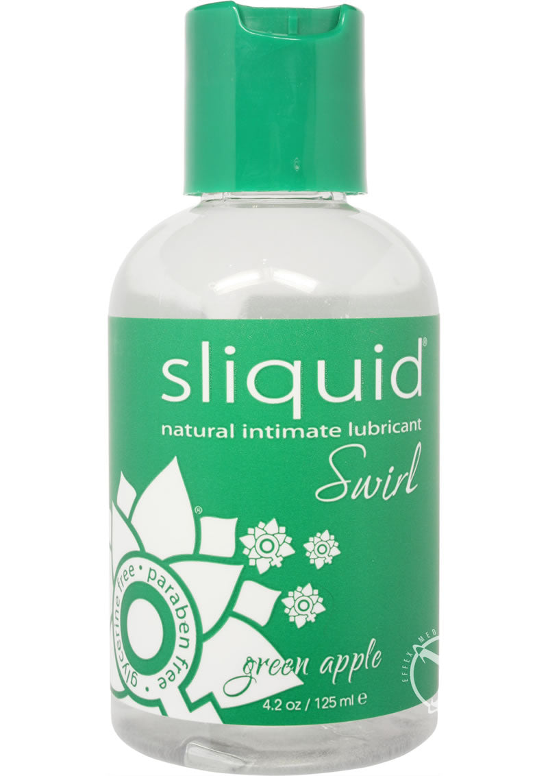 Sliquid Naturals Swirl Green Apple Water Based Lubricant
