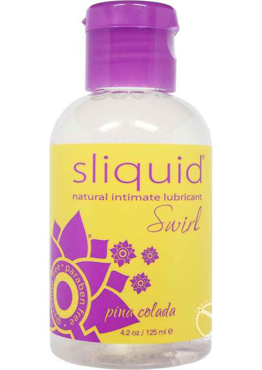 Sliquid Naturals Swirl Pina Colada Flavored Lubricant