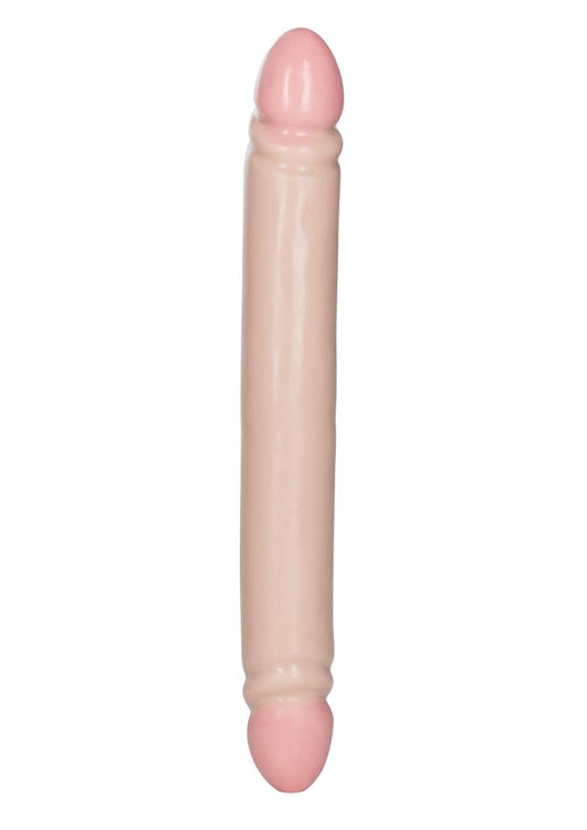 CalExotics Ivory Duo Smooth Double Dong