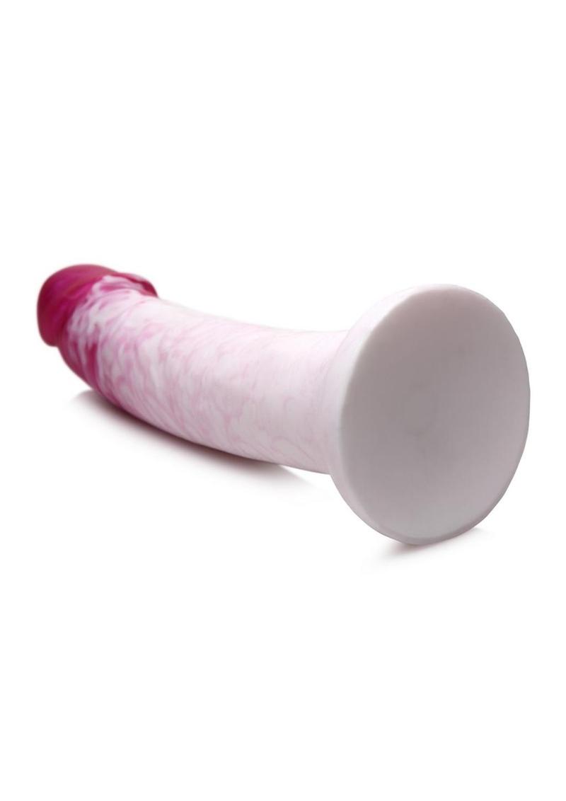 Strap U Real Swirl Silicone Dildo Realistic Veined Design