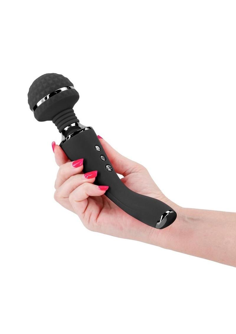 Sugar Pop Bliss Vibrating Wand Massager Rechargeable Silicone