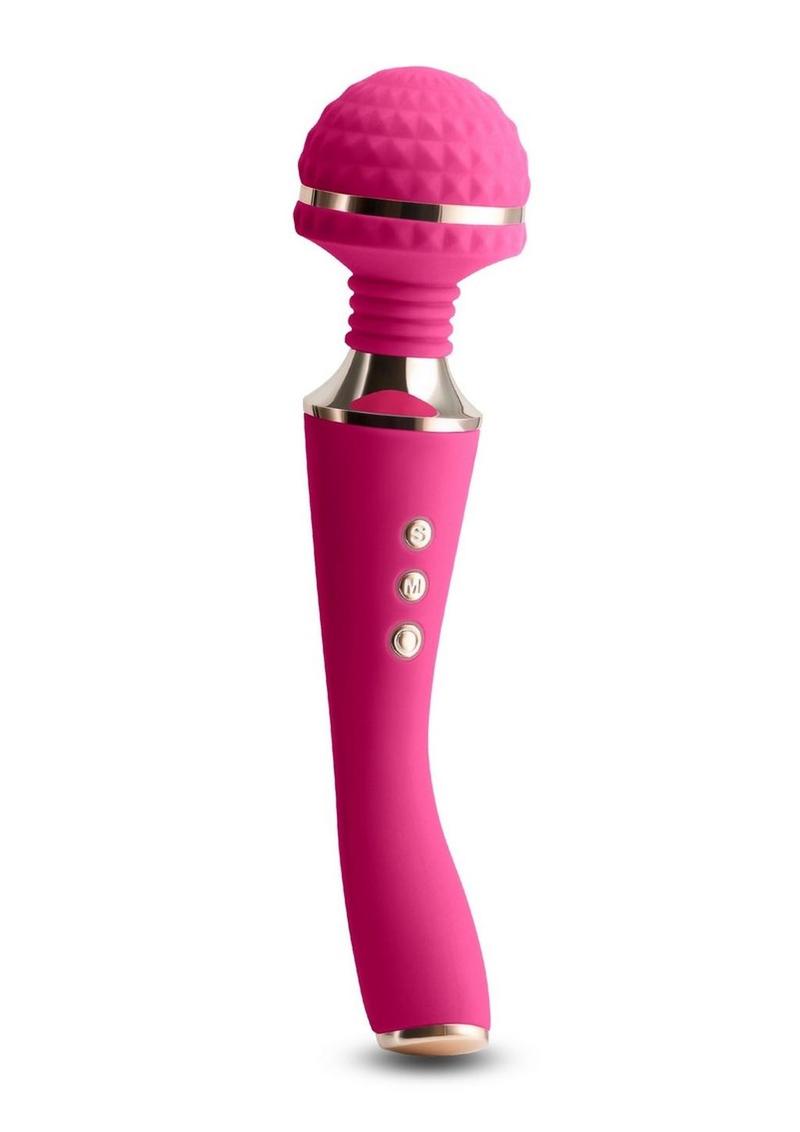 Sugar Pop Bliss Vibrating Wand Massager Rechargeable Silicone