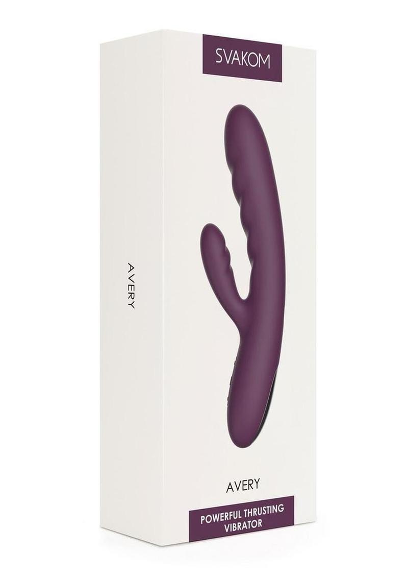 Svakom Avery Powerful Thrusting Vibrator Dual Stimulating Rechargeable