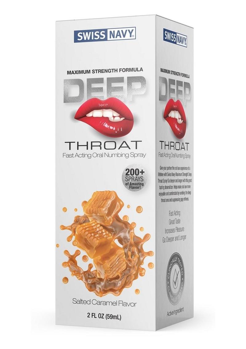 Swiss Navy Deep Throat Fast Acting Oral Numbing Spray
