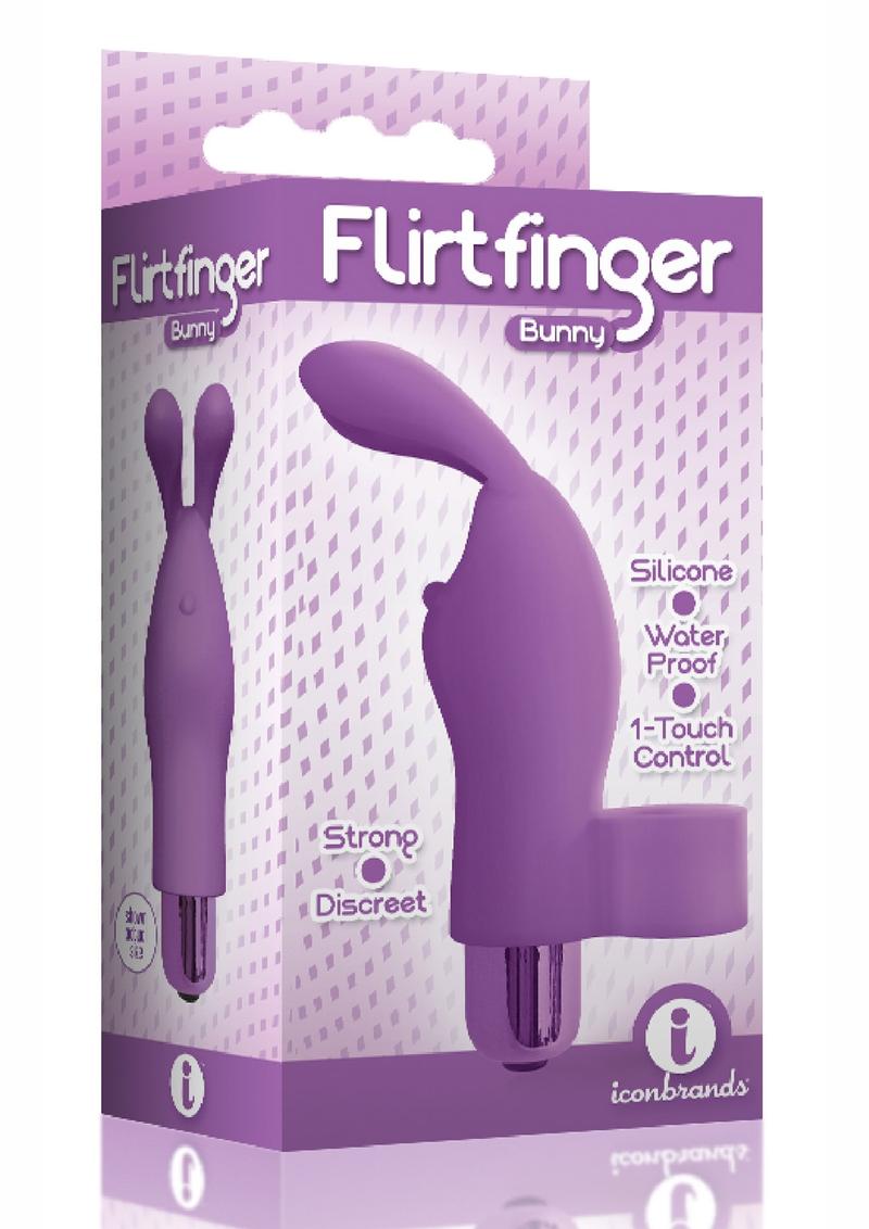 Flirtfinger Bunny Silicone Finger Vibrator