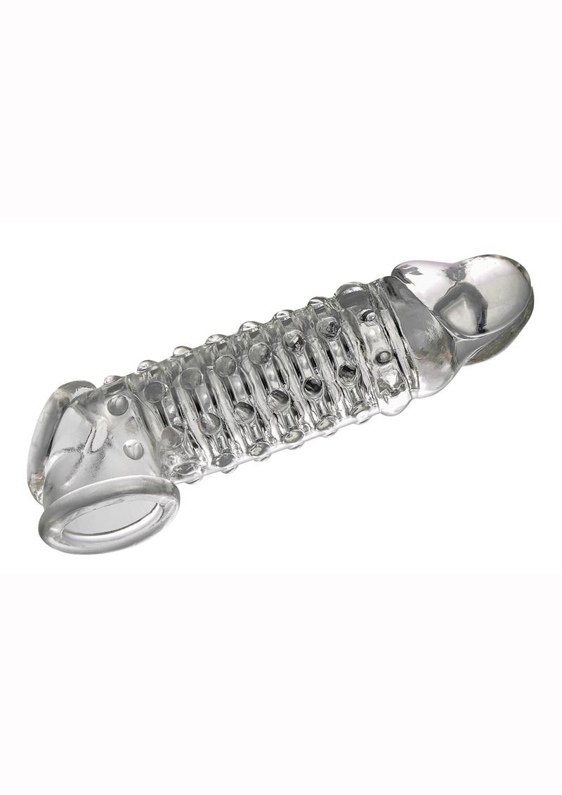 The 9's Toppers Open-Ended Ribbed and Nubbed Penis Extender