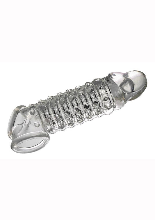 The 9's Toppers Open-Ended Ribbed and Nubbed Penis Extender