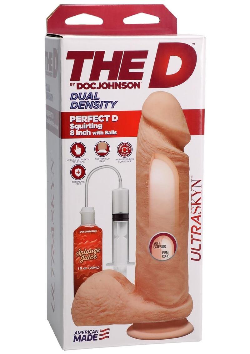 The D Perfect D Ultraskyn Squirting Dildo