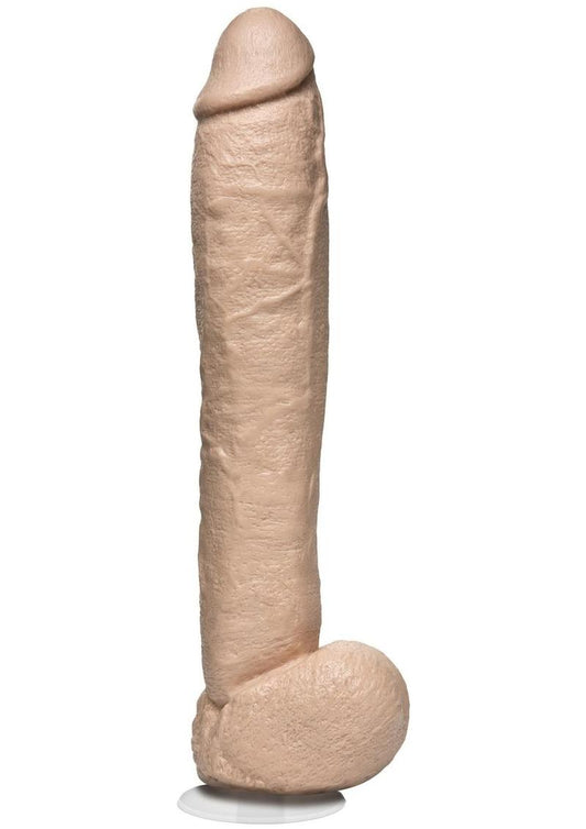 The Naturals Cock with Balls Vanilla by Doc Johnson