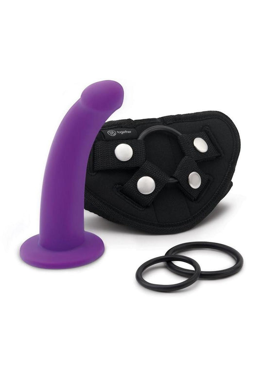 Together Toys TILT Vibrating Silicone Dildo Harness Set