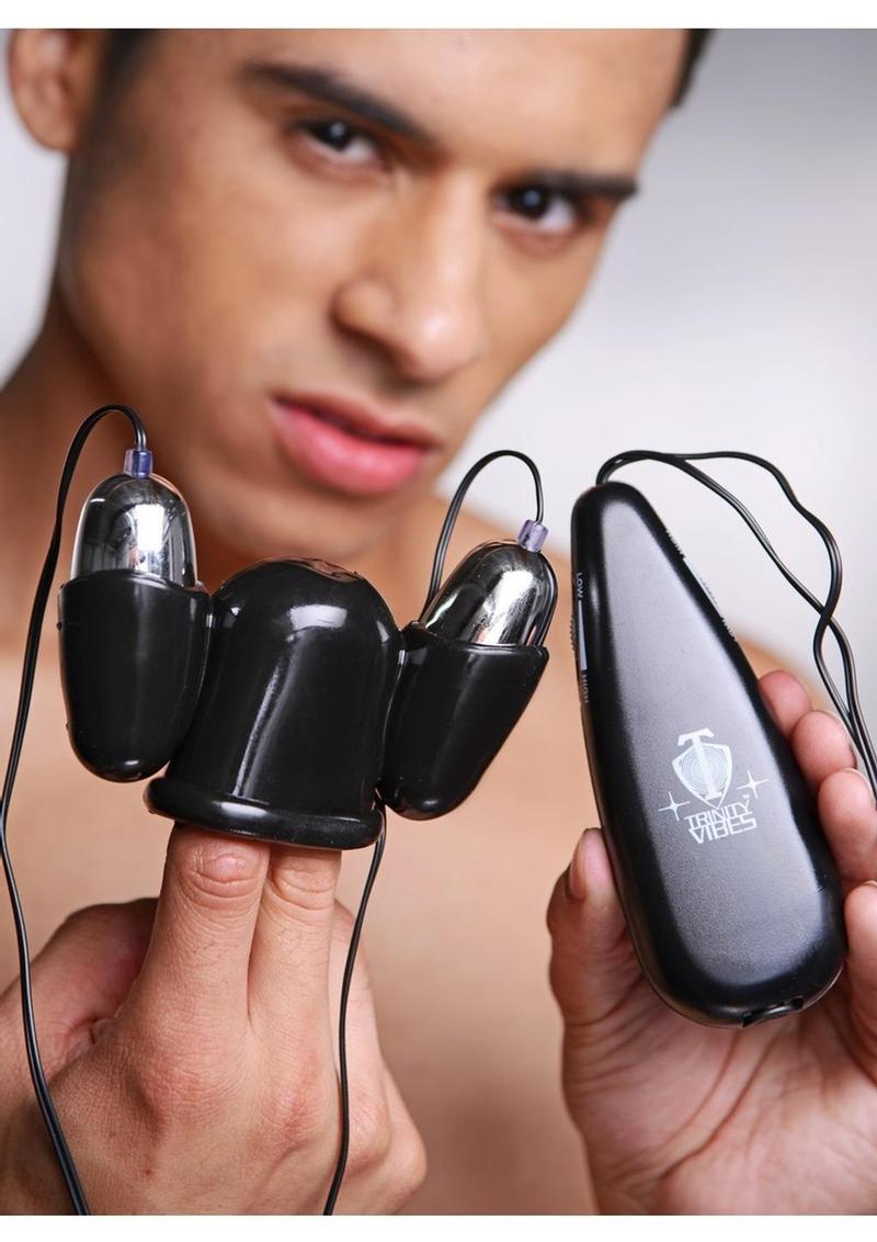 Trinity Vibes Multi-Speed Vibrating Penis Head Teaser with Remote