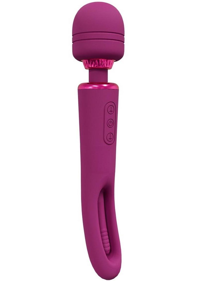 Vive Kiku Rechargeable Double-Ended Wand with G-Spot Stimulator