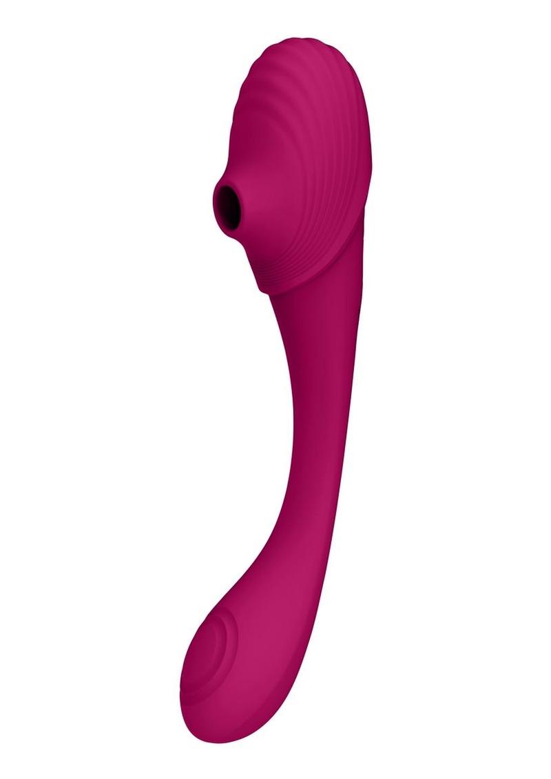 VIVE Mirai Dual-Ended Bendable Pulse Wave And Air Pressure Vibrator