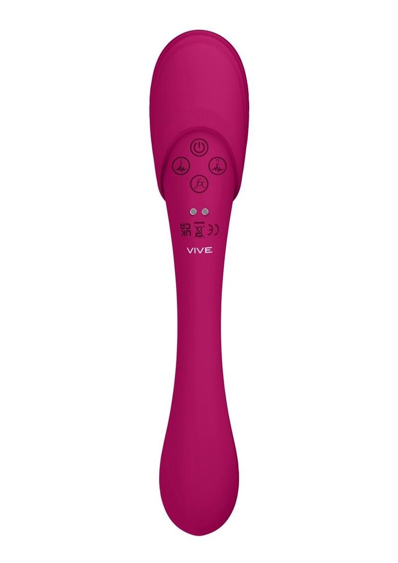 VIVE Mirai Dual-Ended Bendable Pulse Wave And Air Pressure Vibrator