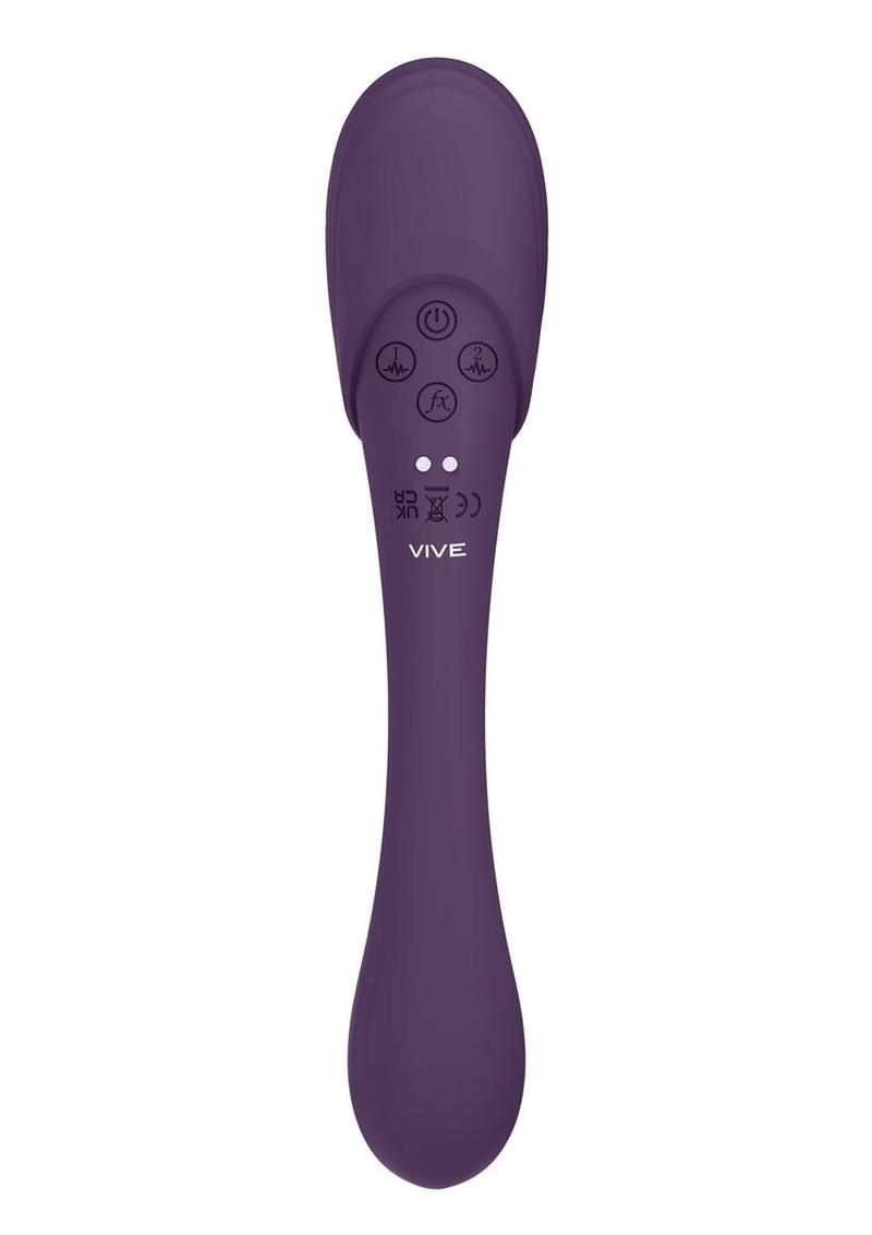 VIVE Mirai Dual-Ended Bendable Pulse Wave And Air Pressure Vibrator