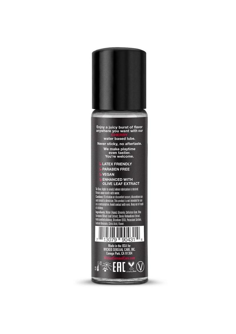 Wicked Aqua Cherry Flavored Water Based Lubricant