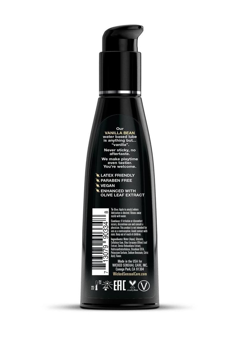 Wicked Vanilla Bean Flavored Water Based Lubricant