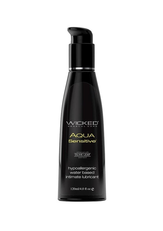 Wicked Aqua Sensitive Water Based Hypoallergenic Lubricant