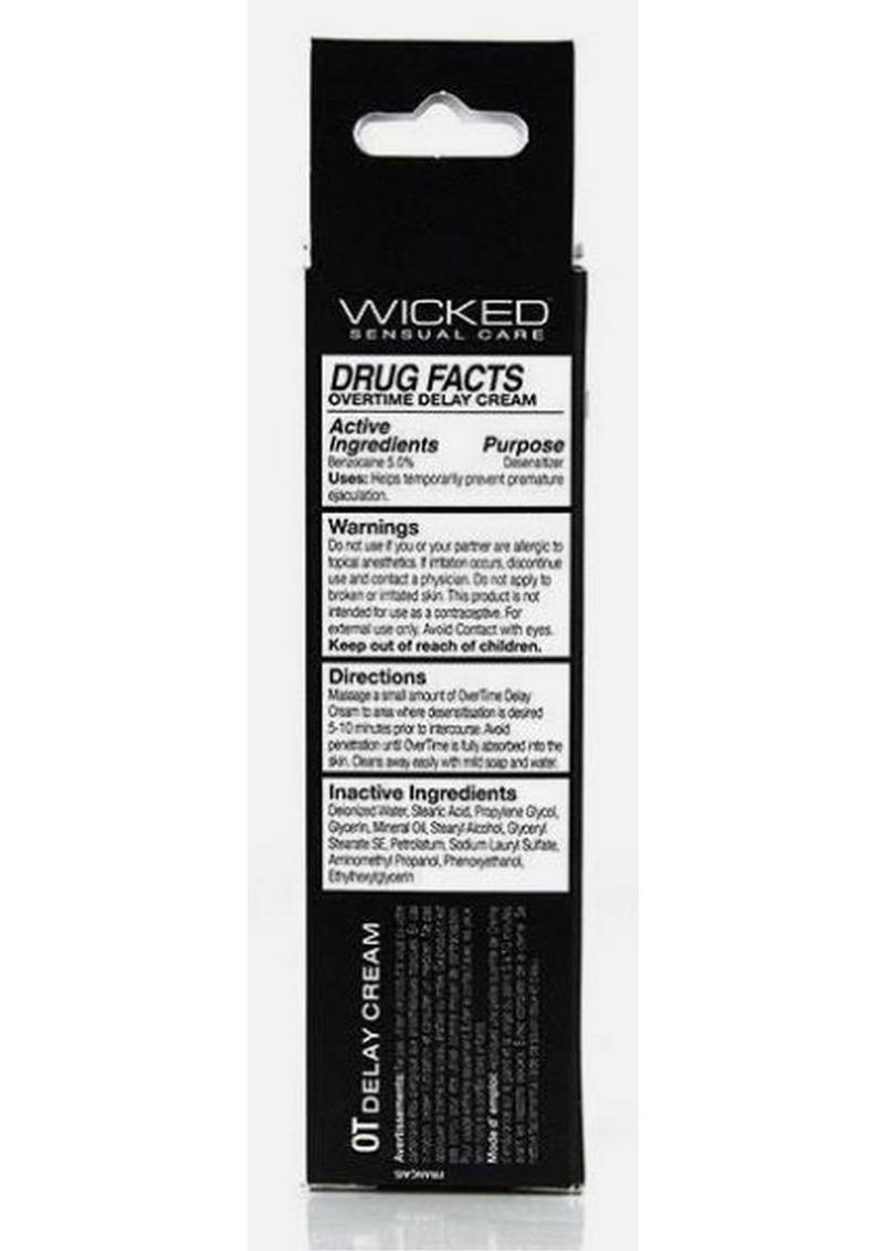 Wicked Overtime Delay Cream Prolongs Pleasure Climax Control