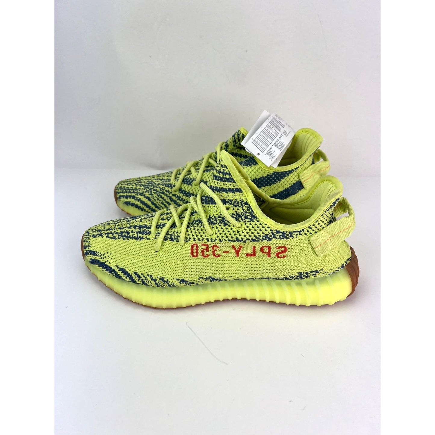 Yeezy Boost 350 V2 Semi Frozen Yellow Sneakers By adidas USA Men's 10.5