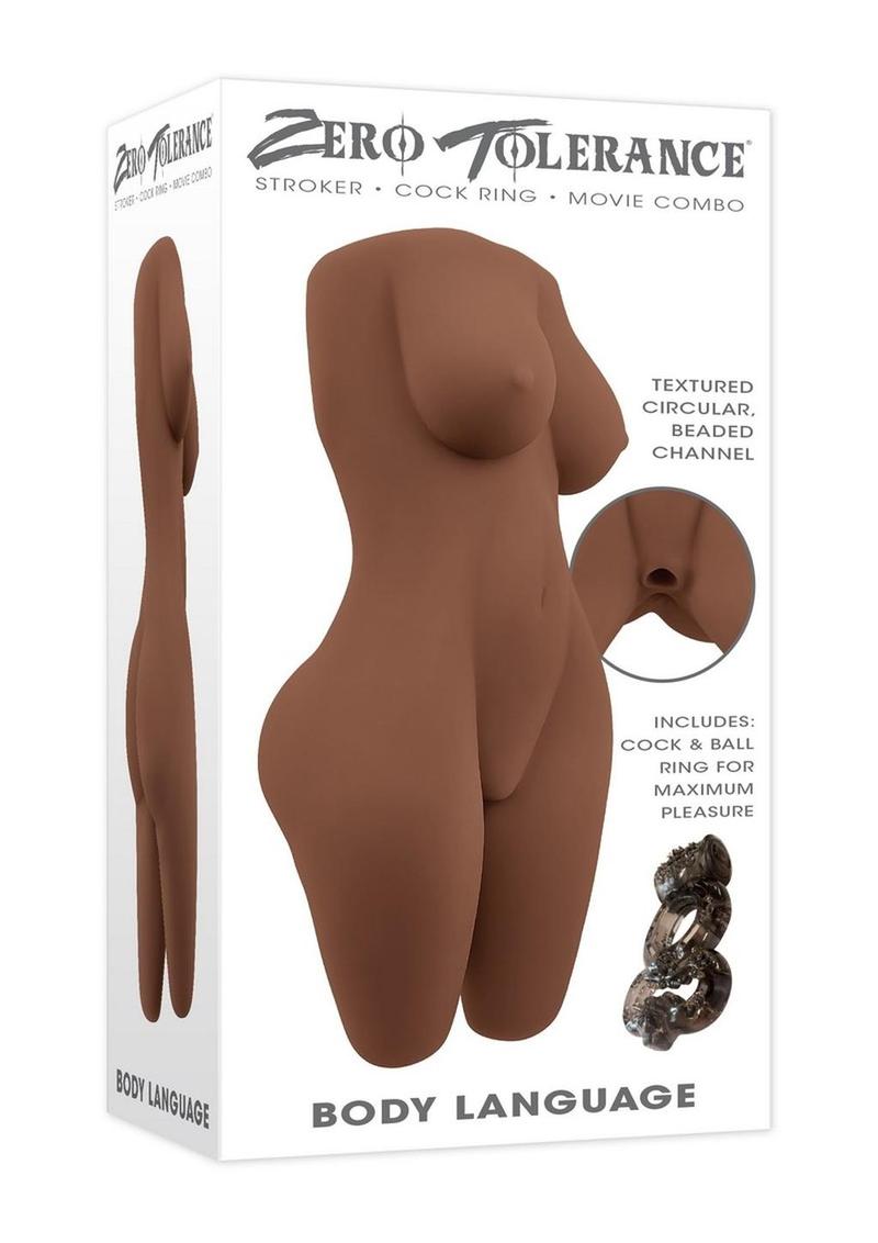Zero Tolerance Body Language Stroker - Textured & Realistic Torso