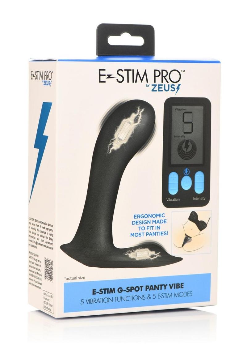Zeus E-Stim Pro G-Spot Panty Vibe With Remote Control